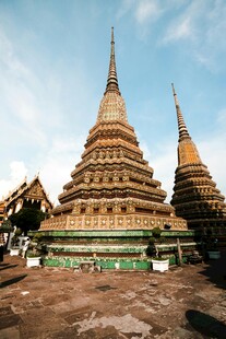 泰国佛塔建筑景观