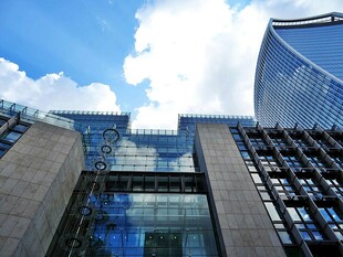 现代都市摩天大楼景观