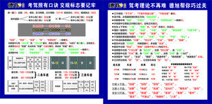 驾校口诀理论