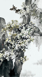 水墨梅花图