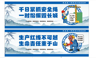 安全生产标语宣传海报