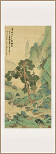 山水间的人物活动图景