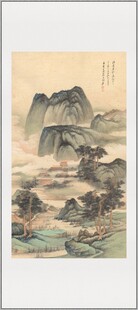 张大千 晴蔼仙阁
