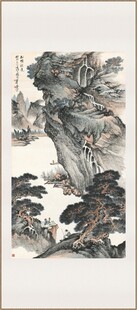 水墨山水国画图景