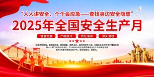 2025全国安全生产月海报