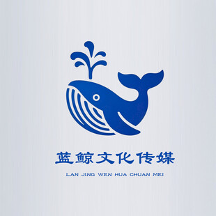 蓝鲸文化传媒标志