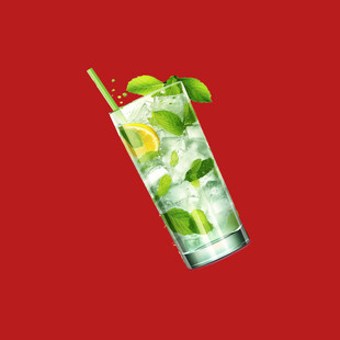 清爽青柠鸡尾酒