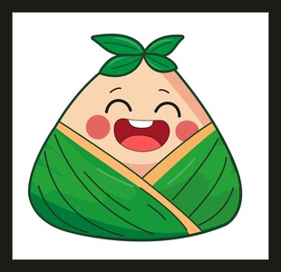 可爱卡通粽子形象
