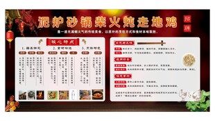 美食展板