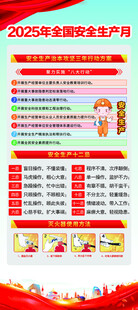 安全生产月海报