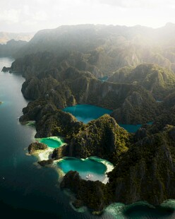 绝美海岛风光俯瞰图