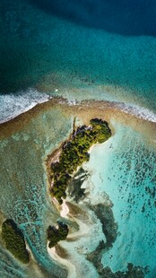 俯瞰美丽海岛风光