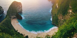 绝美海岸风光俯瞰图