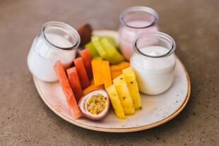 缤纷果蔬搭配营养奶饮