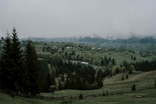 山间绿野风景