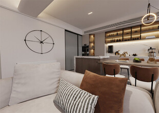 现代简约风温馨客厅一角