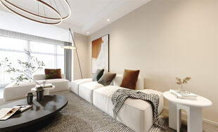 现代简约风温馨客厅一角