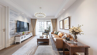 现代简约风客厅室内场景