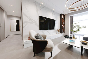 现代简约风客厅室内设计