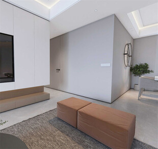 现代简约风客厅室内场景