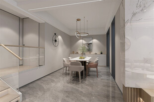 现代简约风餐厅室内设计