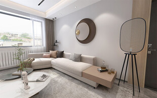 现代简约风客厅室内场景