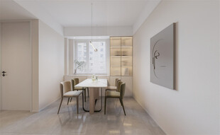 简约现代风餐厅室内场景