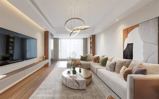 现代简约风格温馨客厅