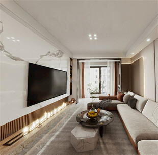 现代简约风格客厅空间