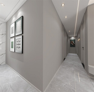 现代简约风走廊空间设计