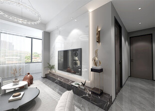 现代简约风客厅室内设计