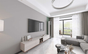 现代简约风客厅室内场景