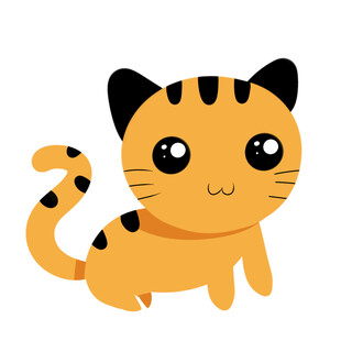 可爱小猫咪插画