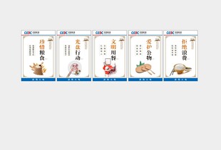 食堂文化制度牌