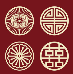中国风花纹
