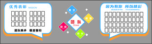 公司表彰照片墙
