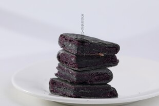 五黑紫薯芋泥饼