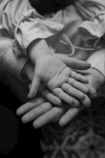 手牵手的温馨瞬间