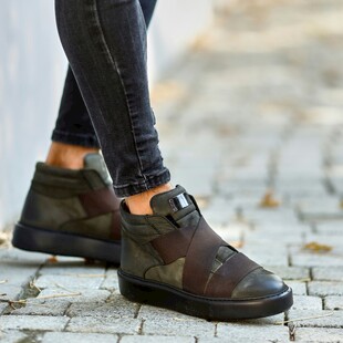 时尚迷彩短靴展示