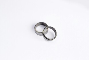 简约银质情侣戒指
