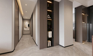 现代简约风格走廊储物空间