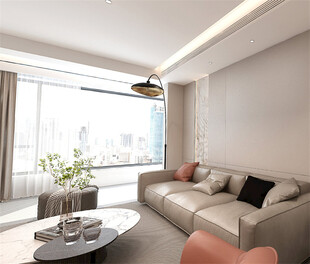现代简约风温馨客厅一角