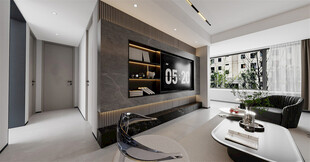 现代简约风格客厅设计