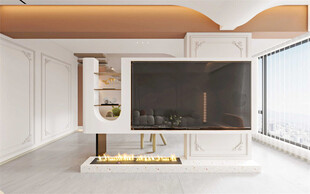 现代简约风客厅室内设计