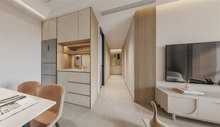 现代简约风开放式家居空间