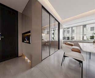 现代简约风室内空间一角