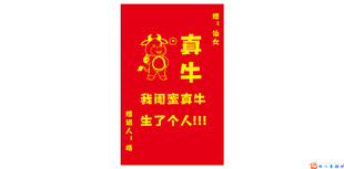 我闺蜜真牛生了个人锦旗