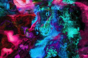 梦幻炫彩抽象流体图案