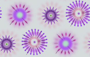 紫色放射状花纹图案