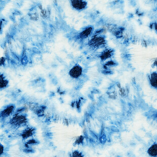 蓝白抽象扎染纹理图案